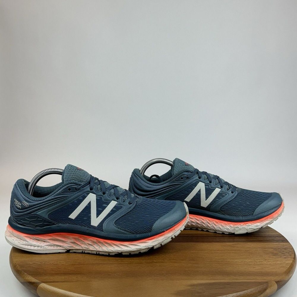 Womens New Balance 1080v8 Fresh Foam Blue Athletic Running Sneakers Size 10.5 B‎